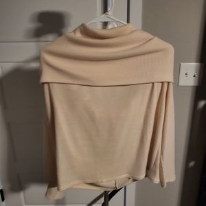 Urban outfitters ivory off the shoulder sweater M